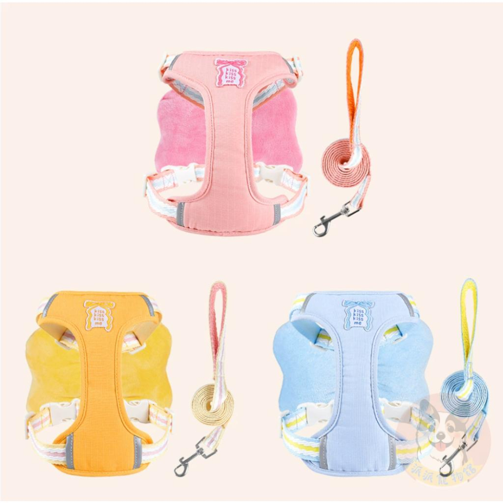 🎀毛絨立體蝴蝶結胸背帶🎀 寵物胸背帶 狗狗胸背帶 貓咪胸背帶 狗胸背帶 貓胸背帶幼犬胸背帶小型犬胸背帶胸背狗胸背寵物背帶-細節圖9
