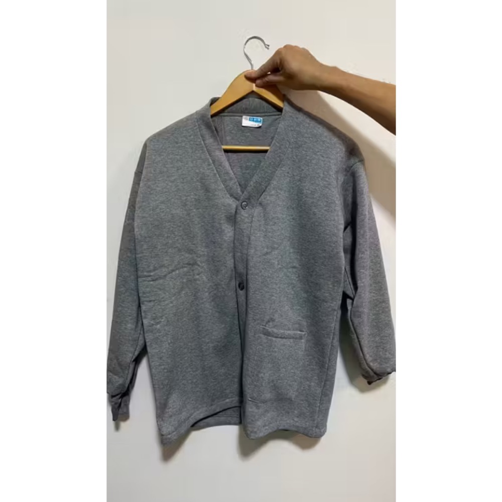 🔥🔥🔥日鶴牌 (特價現貨)銀髮族 保暖 刷毛 全開扣上衣 外套-男女款-細節圖2