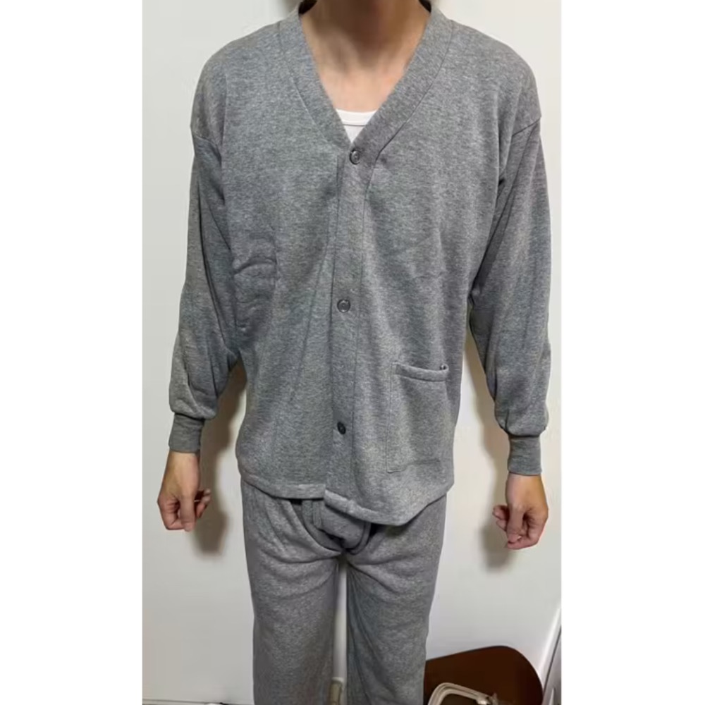 🔥🔥🔥日鶴牌 (特價現貨)銀髮族 保暖 刷毛 全開扣上衣 外套-男女款-細節圖3