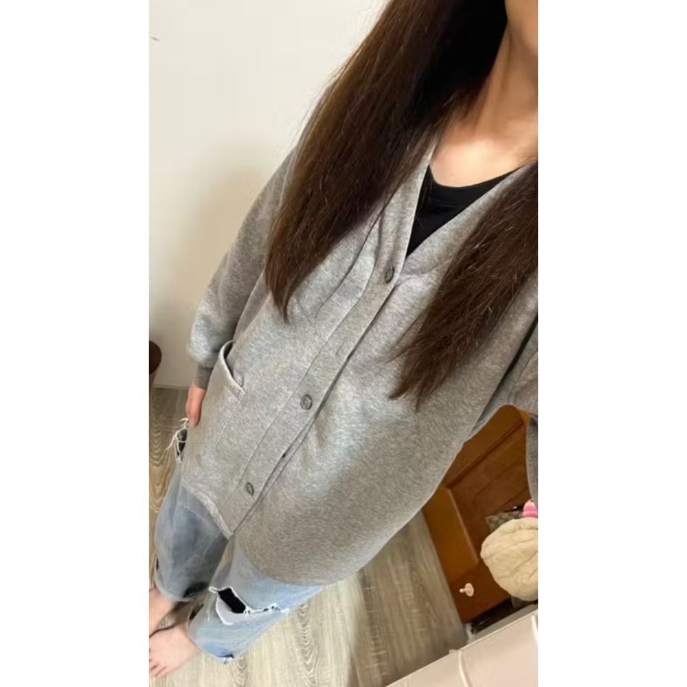 🔥🔥🔥日鶴牌 (特價現貨)銀髮族 保暖 刷毛 全開扣上衣 外套-男女款-細節圖5