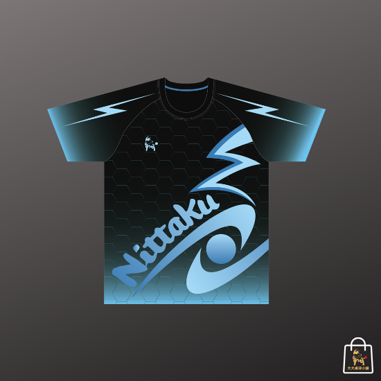 [預購]Nittaku(群華) x 犬犬桌球 聯名桌球服 (紫/金/藍)｜全台唯一通路-規格圖8