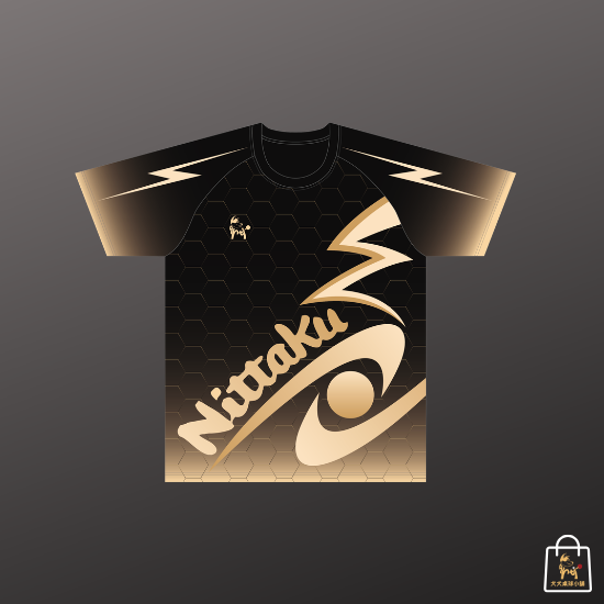 [預購]Nittaku(群華) x 犬犬桌球 聯名桌球服 (紫/金/藍)｜全台唯一通路-規格圖8