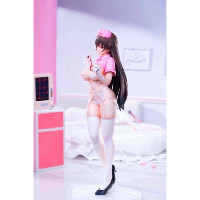 【艾頑玩具】『現貨』Momoroser 被陌生女高中生囚禁的漫畫家 此方醬 護士 此方 看護師ver. 1/6 PVC-細節圖3