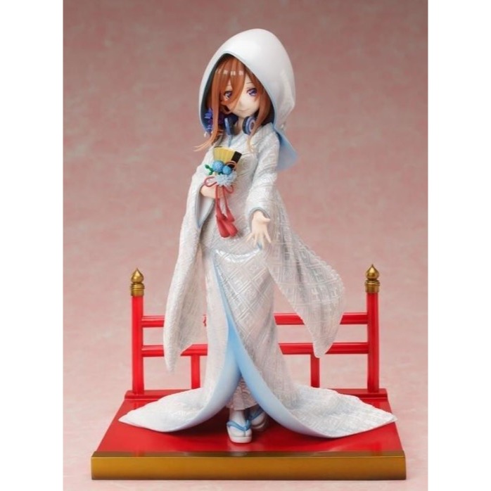 【艾頑玩具】『現貨』F:NEX 五等分的新娘 中野三玖 白無垢 Ver. 1/7 PVC 完成品-細節圖2