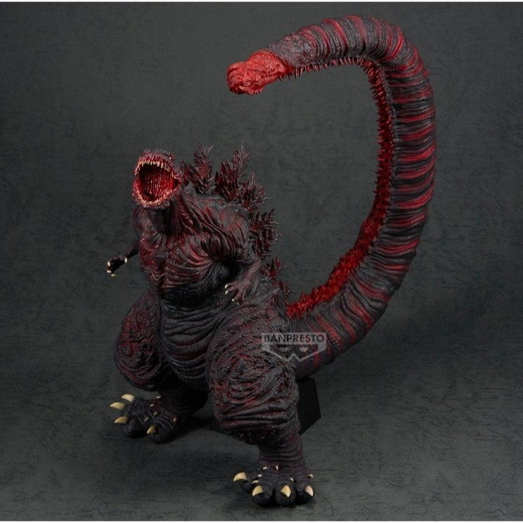 【艾頑玩具】『現貨』BANPRESTO 景品 海外限定 正宗哥吉拉 怪獸咆哮擊XL 哥吉拉 (2016) 第4形態-細節圖2