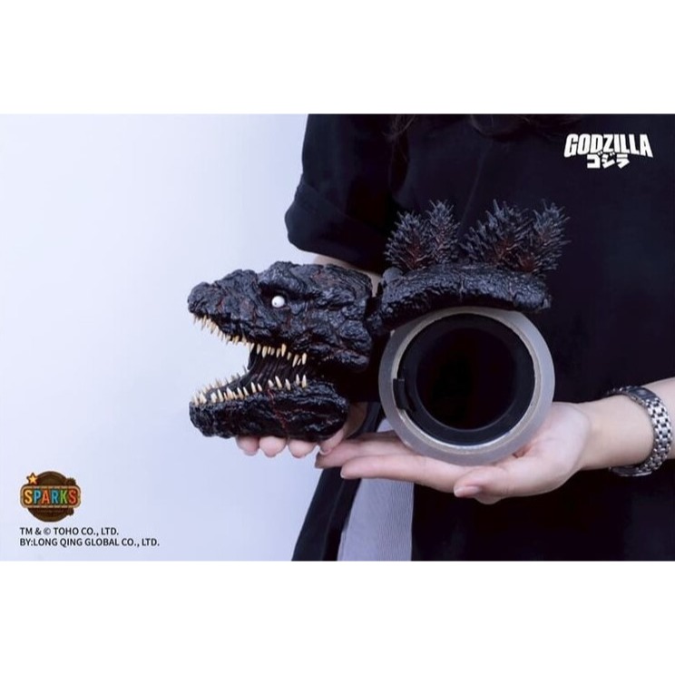 【艾頑玩具】『現貨』正版授權 SPARKS 正宗哥吉拉 2016 膠帶切割器-細節圖6