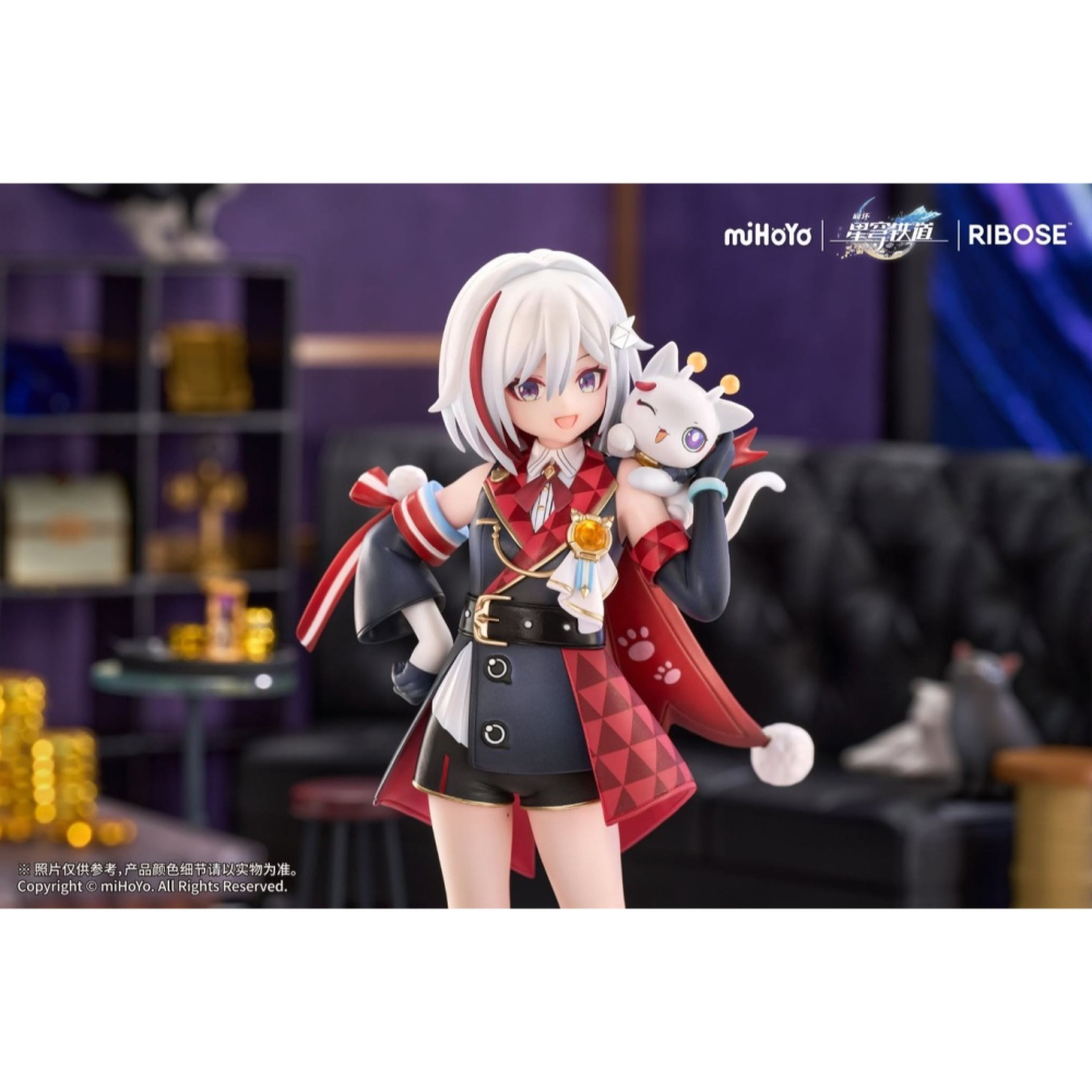 【艾頑玩具】『現貨 』RIBOSE 核糖文化 RISE UP+ 崩壞 星穹鐵道 小不點貓貓系列 托帕&賬賬 PVC-細節圖4