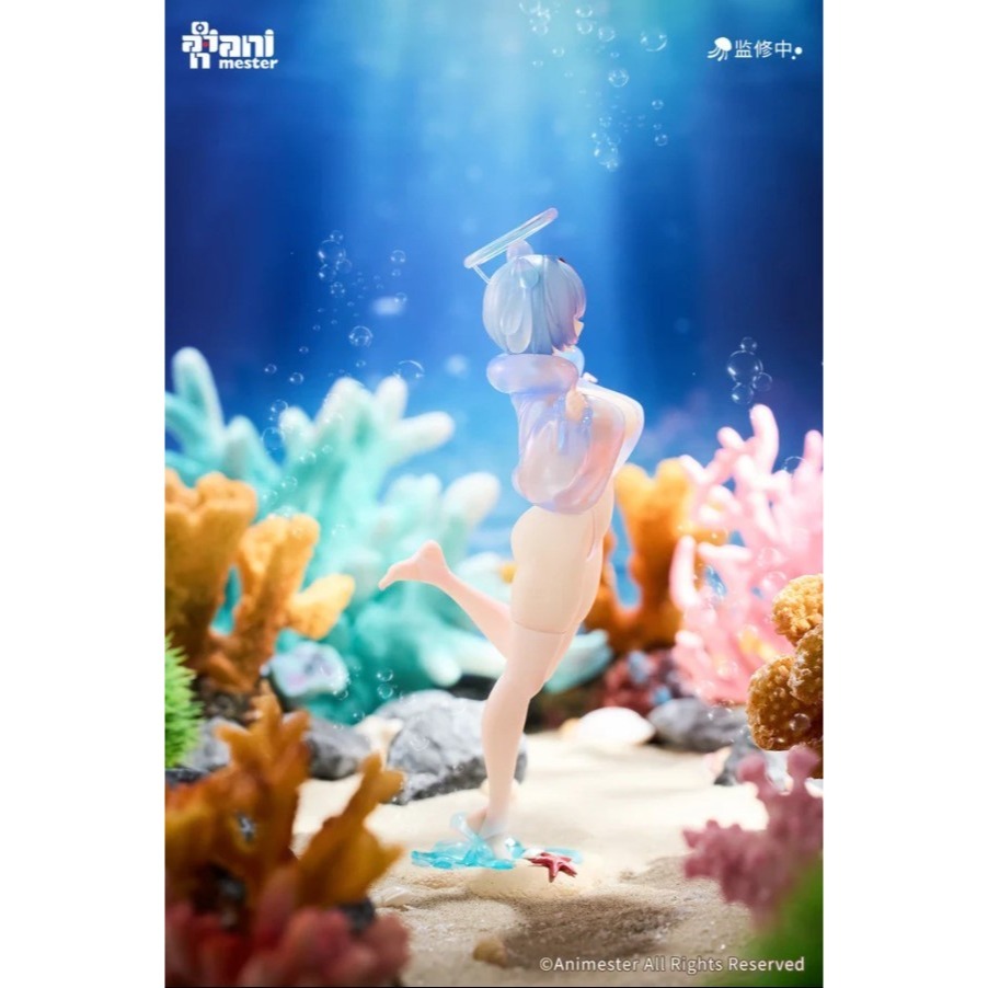 【艾頑玩具】『現貨』大漫匠 Animester 1/7 隨波逐流的水母 露露 初回特典：原畫雷射卡 PVC完成品-細節圖3