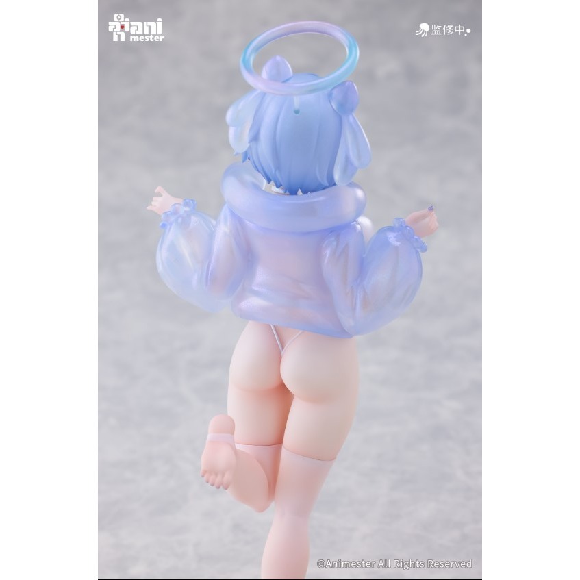 【艾頑玩具】『現貨』大漫匠 Animester 1/7 隨波逐流的水母 露露 初回特典：原畫雷射卡 PVC完成品-細節圖9