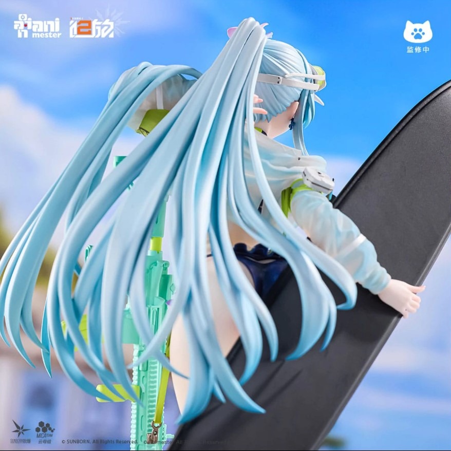 【艾頑】『現貨』大漫匠 Animester 1/7 少女前線2 追放 可露凱 蔚藍軌跡 初回特典：Q版冰箱貼 PVC-細節圖2