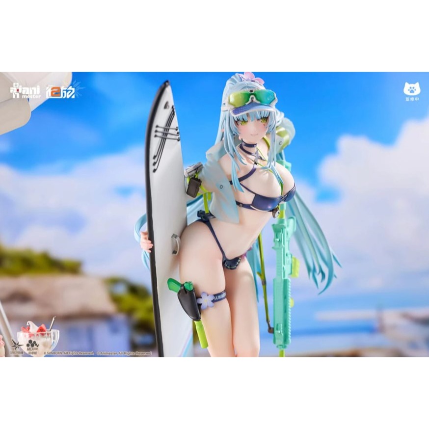 【艾頑】『現貨』大漫匠 Animester 1/7 少女前線2 追放 可露凱 蔚藍軌跡 初回特典：Q版冰箱貼 PVC-細節圖3
