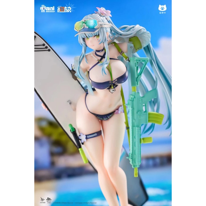 【艾頑】『現貨』大漫匠 Animester 1/7 少女前線2 追放 可露凱 蔚藍軌跡 初回特典：Q版冰箱貼 PVC-細節圖4