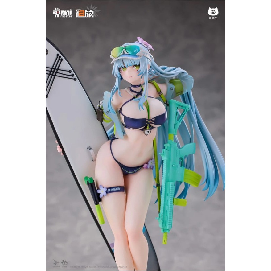 【艾頑】『現貨』大漫匠 Animester 1/7 少女前線2 追放 可露凱 蔚藍軌跡 初回特典：Q版冰箱貼 PVC-細節圖9
