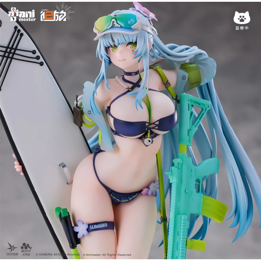 【艾頑】『現貨』大漫匠 Animester 1/7 少女前線2 追放 可露凱 蔚藍軌跡 初回特典：Q版冰箱貼 PVC-細節圖11