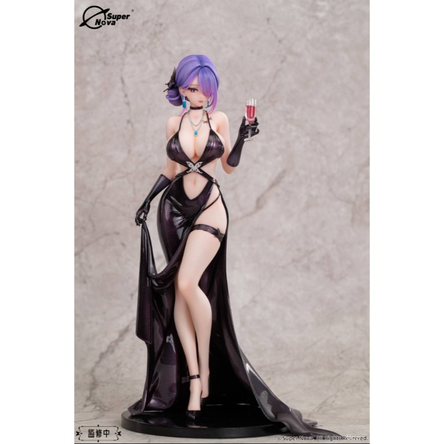 【艾頑玩具】『現貨』Super Nova Biya原畫 尤娜 禮服派對 追視眼 1/6 PVC完成品-細節圖7