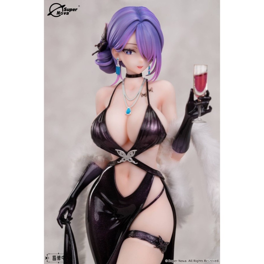 【艾頑玩具】『現貨』Super Nova Biya原畫 尤娜 禮服派對 追視眼 1/6 PVC完成品-細節圖10