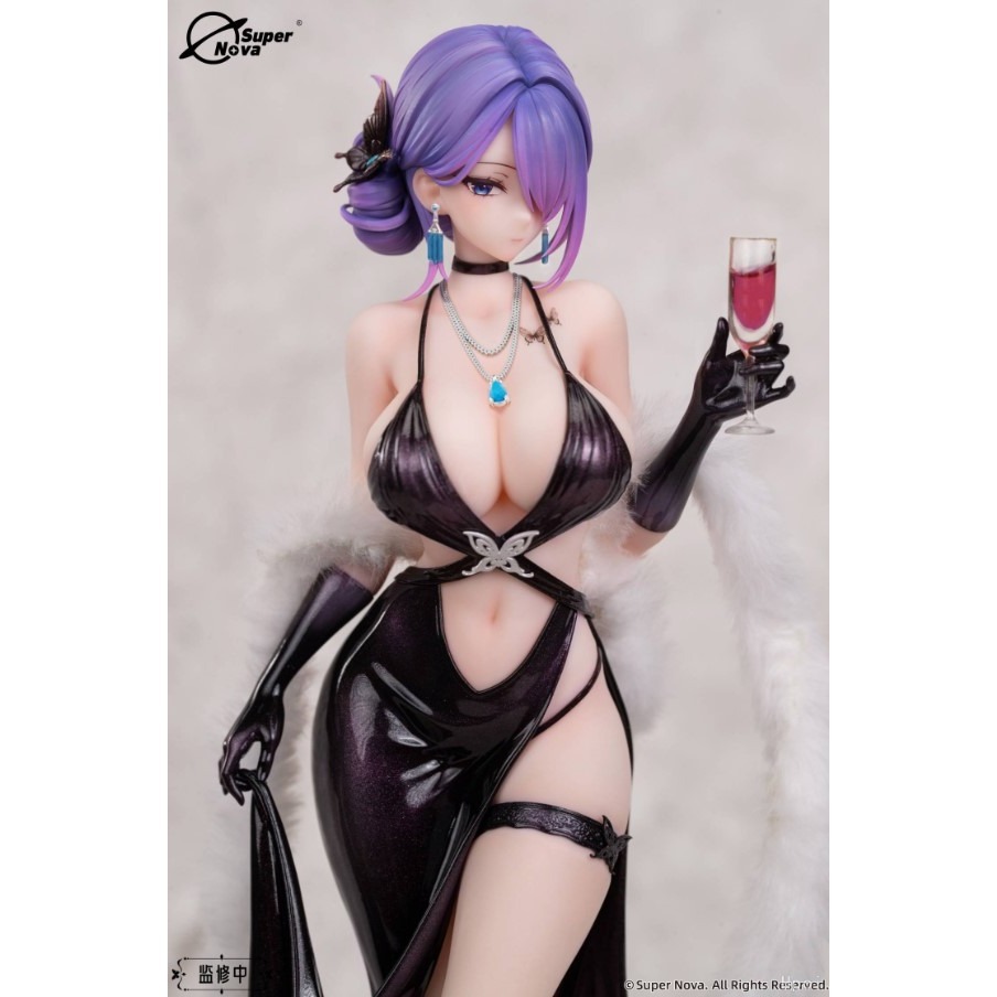 【艾頑玩具】『現貨』Super Nova Biya原畫 尤娜 禮服派對 追視眼 1/6 PVC完成品-細節圖11