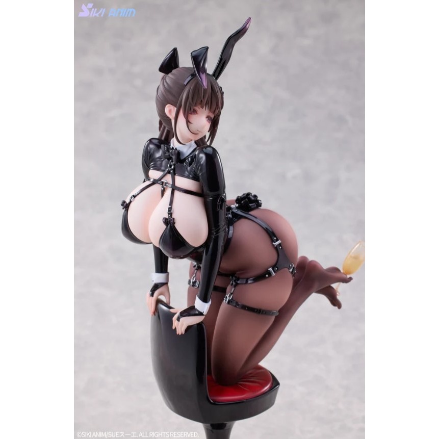 【艾頑玩具】『現貨』SIKI ANIM Sueスーエ 原畫 香檳與玫瑰兔女郎 1/6 一般版 豪華版 黑絲版 PVC-細節圖8