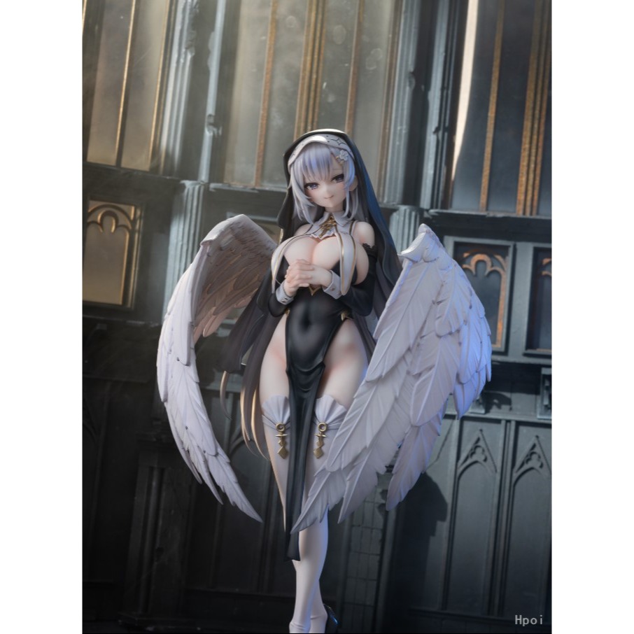 【艾頑玩具】『現貨』KAWA DESIGN 天使修女 聖羽 1/6 普通版 豪華版 PVC完成品-細節圖2