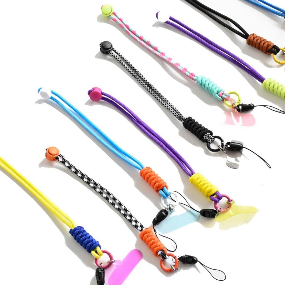 台灣現貨 9色 傘繩 彩色 手機腕繩 手機 短掛繩  PVC軟片 手機繩 手機背繩 手機吊繩 手機掛繩-細節圖5