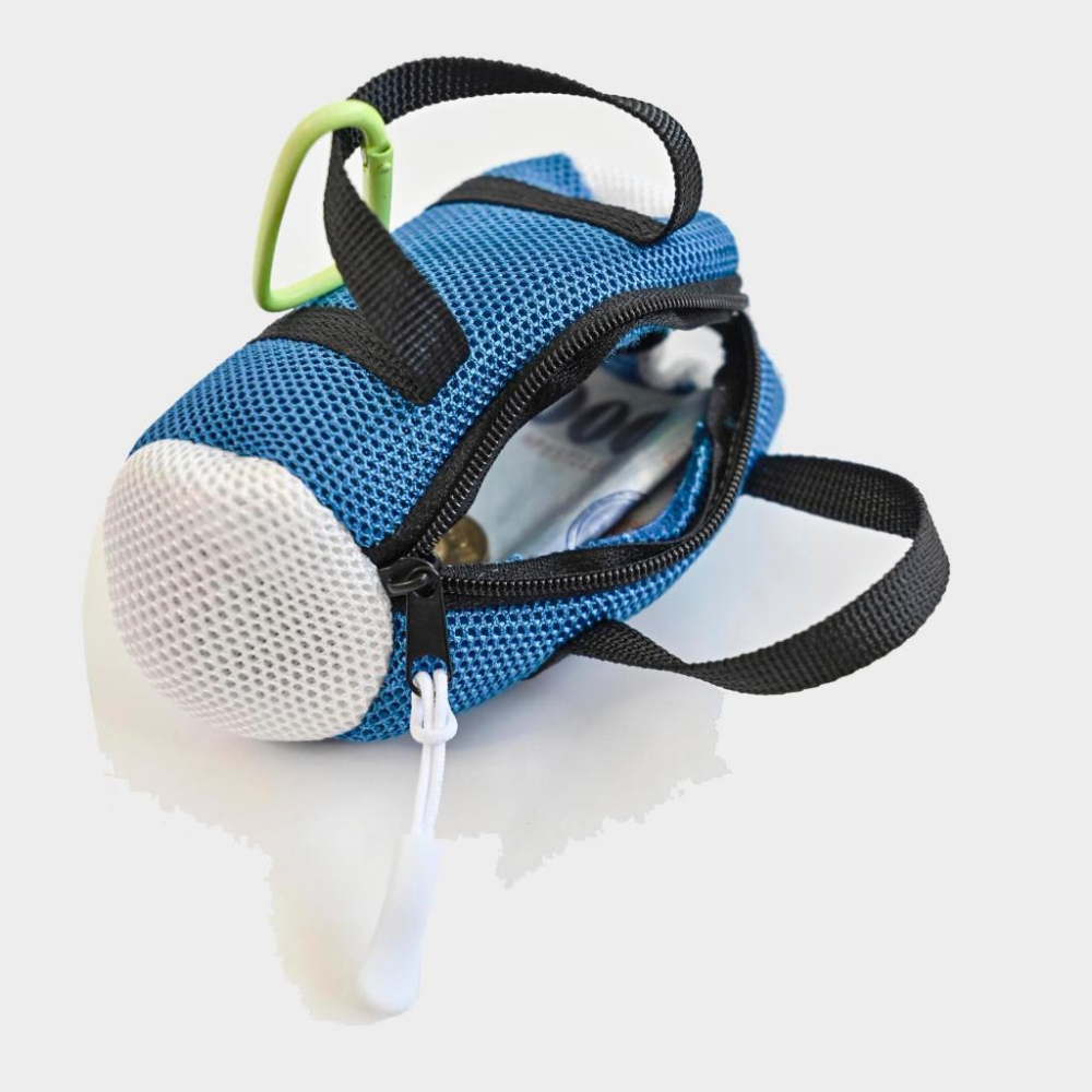 台灣公司貨 撞色 網眼 圓筒包 小包 超小包 收納袋 鑰匙包  耳機包  AirPods 充電線 零錢包 掛包-細節圖7