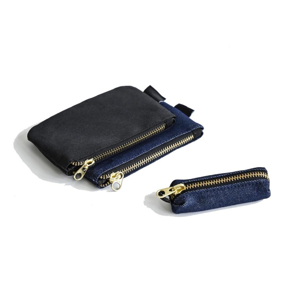 WuSheg TYPE 7 黃銅 YKK  復古80s 經典  零錢包 丹寧 重磅 14oz 牛仔 原色-細節圖2