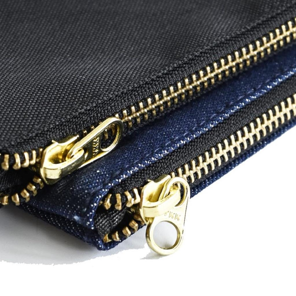 WuSheg TYPE 7 黃銅 YKK  復古80s 經典  零錢包 丹寧 重磅 14oz 牛仔 原色-細節圖5