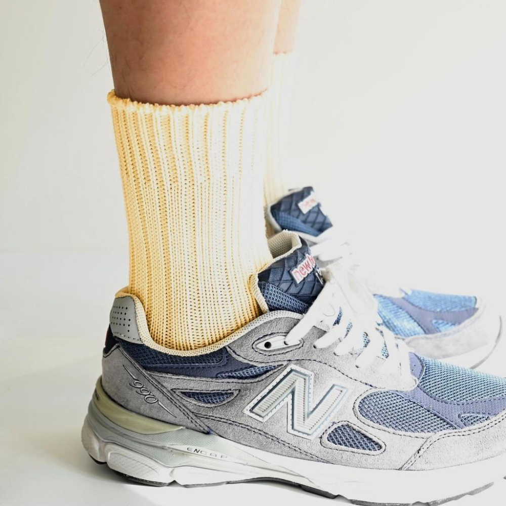 台灣公司貨  米黃  原胚色 復古 粗針  超厚實   超高品質  中筒襪  短襪  襪子  親膚 軍事風  襪-細節圖3