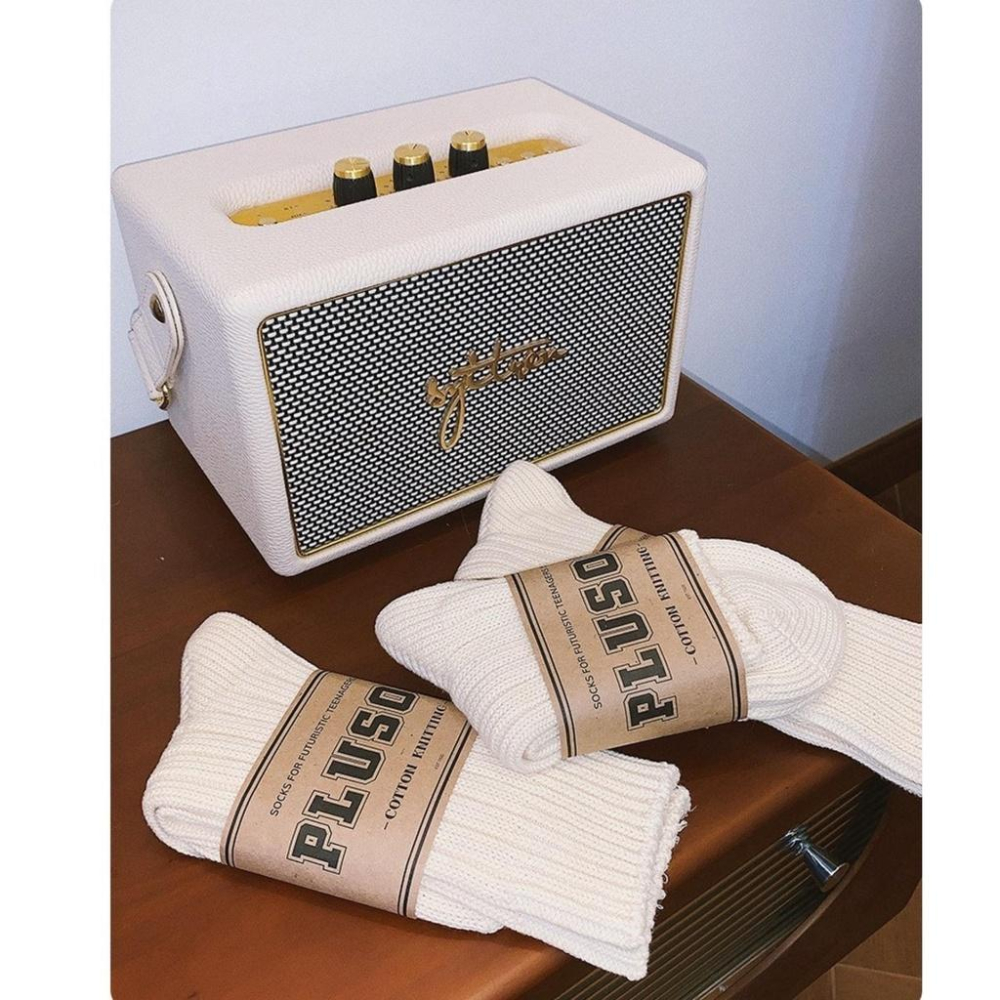 台灣公司貨  米黃  原胚色 復古 粗針  超厚實   超高品質  中筒襪  短襪  襪子  親膚 軍事風  襪-細節圖6