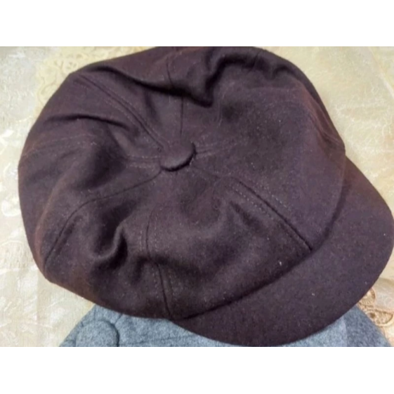 復古潮流款 文藝復古 報童帽 小偷帽 毛呢八角帽 畫家貝雷帽 英倫風 秋冬百搭-細節圖4
