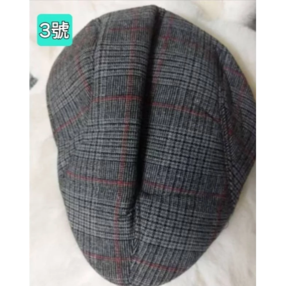 復古潮流款 文藝復古 報童帽 小偷帽 毛呢八角帽 畫家貝雷帽 英倫風 秋冬百搭-規格圖9