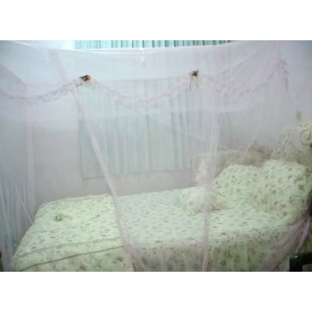 獨家版型｜蕾絲睡公主風四角蚊帳｜柔軟透氣・雙人單人可選-細節圖5