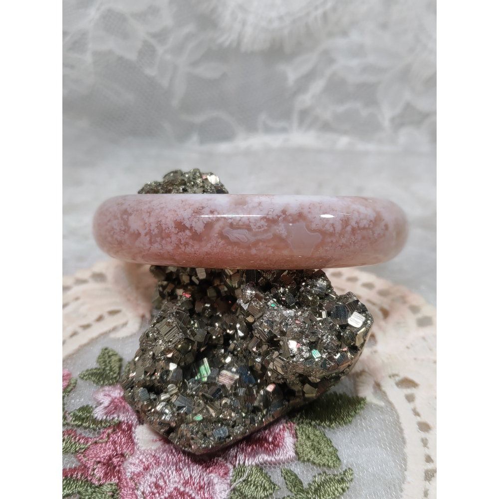 爆米花櫻花瑪瑙貴妃手鐲-細節圖2