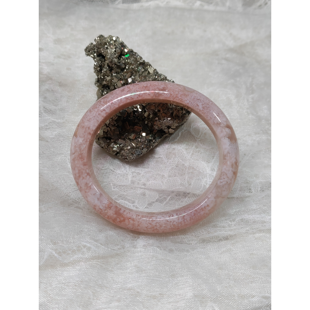 爆米花櫻花瑪瑙貴妃手鐲-細節圖3