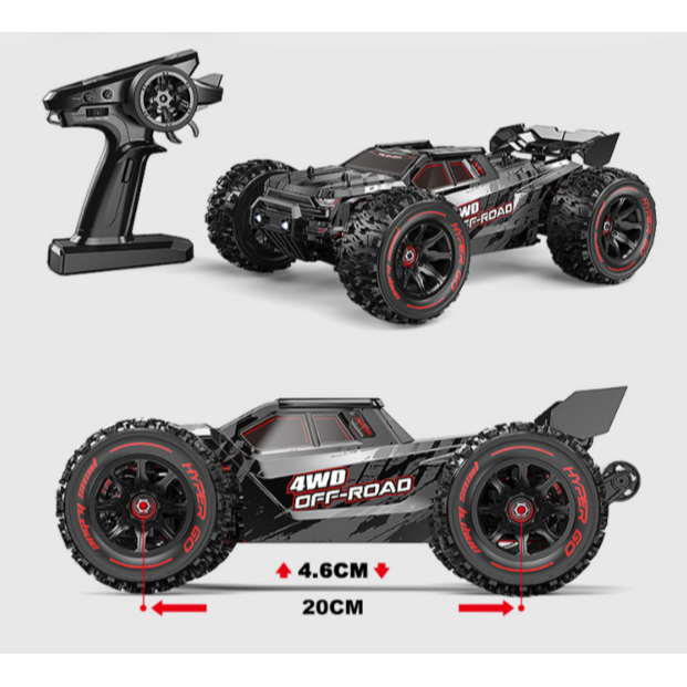 美嘉欣 無刷 14209 14210 四驅遙控車 V2版 競速卡車 越野車 大腳車 遙控車 金屬傳動 拉力車 飄移車-細節圖5