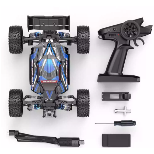 美嘉欣 無刷 16207 16208 16210 四驅遙控車 高速越野車 越野車 大腳車 競速 金屬傳動 拉力-細節圖6