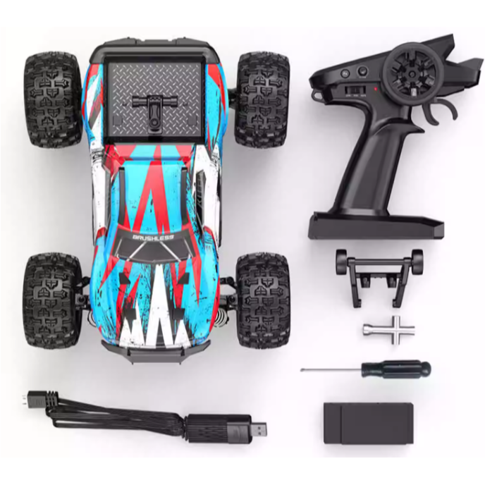 美嘉欣 無刷 16207 16208 16210 四驅遙控車 高速越野車 越野車 大腳車 競速 金屬傳動 拉力-細節圖7