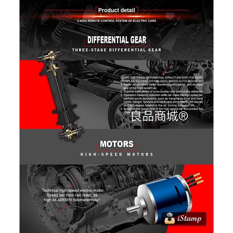 攀爬車 速博 遙控車 高速車 2020新款 2.4G BG1511  有車燈 四驅 高速模型車 迷你蚊子車 外銷日本-細節圖8