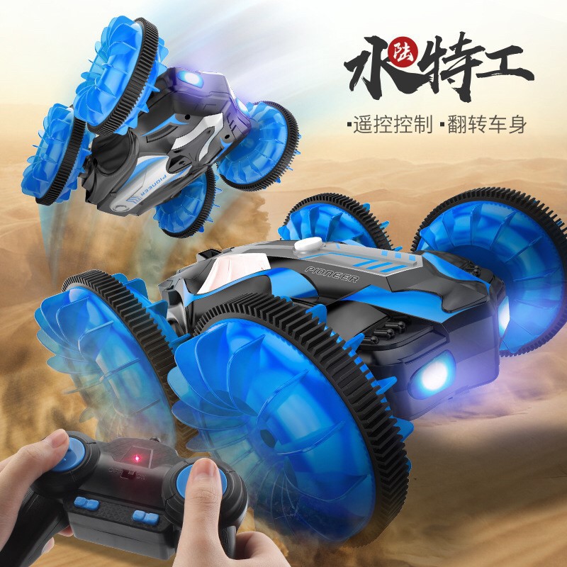 玩家強力推薦!! 水陸兩棲 遙控車 攀爬車 2.4G 防水遙控車  遙控玩具車 四驅車 生日禮物 攀岩車-細節圖7