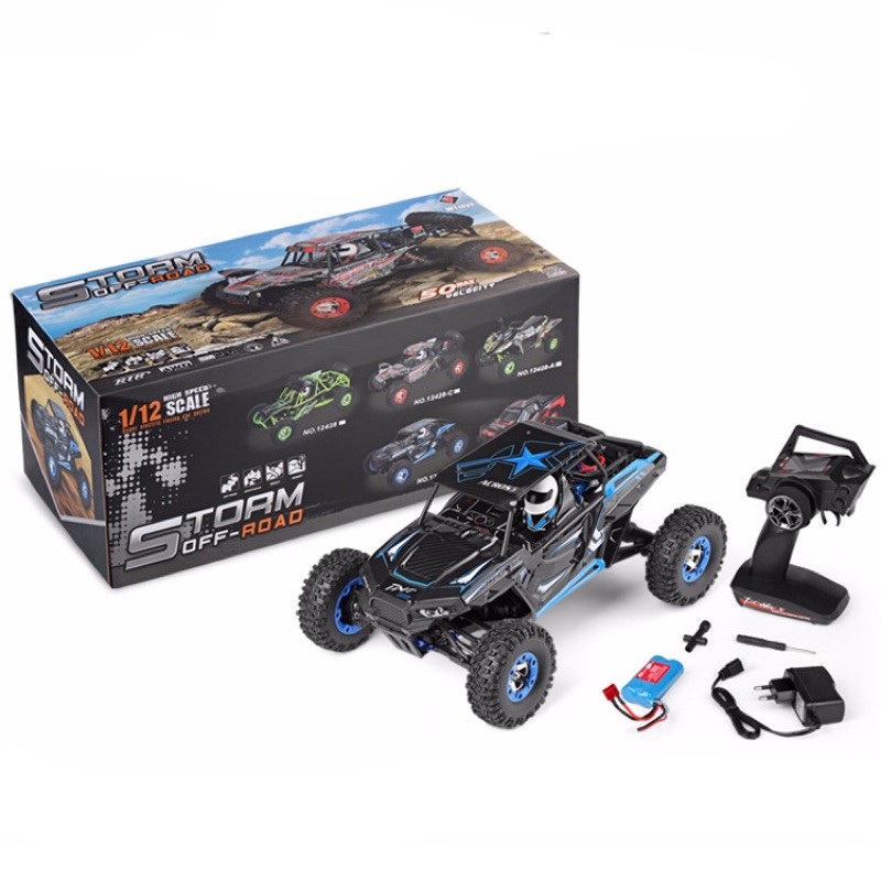 遙控越野車 遙控車 遙控賽車 液晶遙控器 偉力 1/12 四驅 大馬力遙控車 大腳 北極星 12428b 12428-b-細節圖4