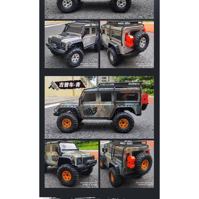 遙控車 遙控玩具 吉普車 牧馬人  1/10 生日禮物 攀爬車 攀岩車 煌博 ZP 偉力104311升級-細節圖6