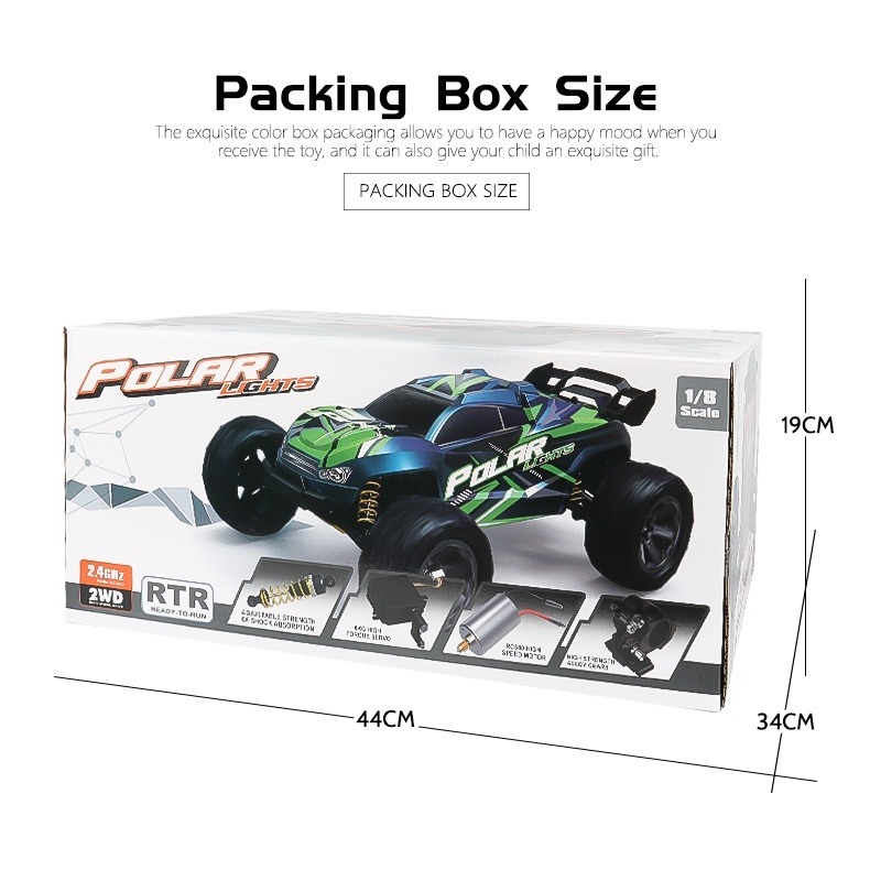 【台灣現貨】遙控車 超大 1/8 大型 攀爬車 攀岩車 高速 遙控車 暴力 大腳車 越野車 環速 104 良品商城-細節圖3