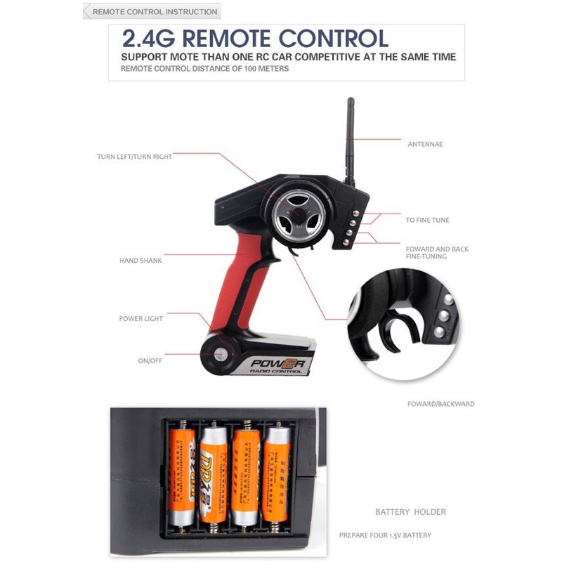 【現貨】遙控車 遙控賽車 遙控玩具 偉力 959 越野車 高速車 甩尾車 聖誕禮物 生日禮物 男童禮物 良品商城-細節圖8