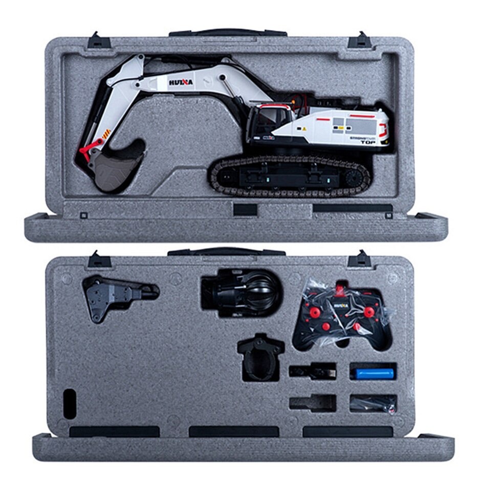 有維修 匯納 匯那 594 遙控挖土機 遙控車 遙控工程車 挖掘機 VOLVO bruder CAT580 593-細節圖6