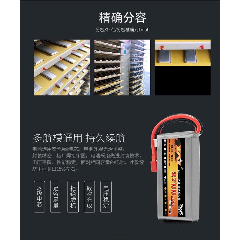 遙控車 電池 偉力 12428 144001 124017 鷹王 7.4V 電池 高速車 暴力 104009 升級專用-細節圖5