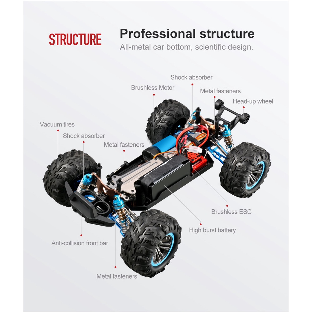 暴力 遙控車 大腳 70K公里 XLF F21A F22A 1/10 攀爬車 無刷  X03A 104009升級良品商城-細節圖7