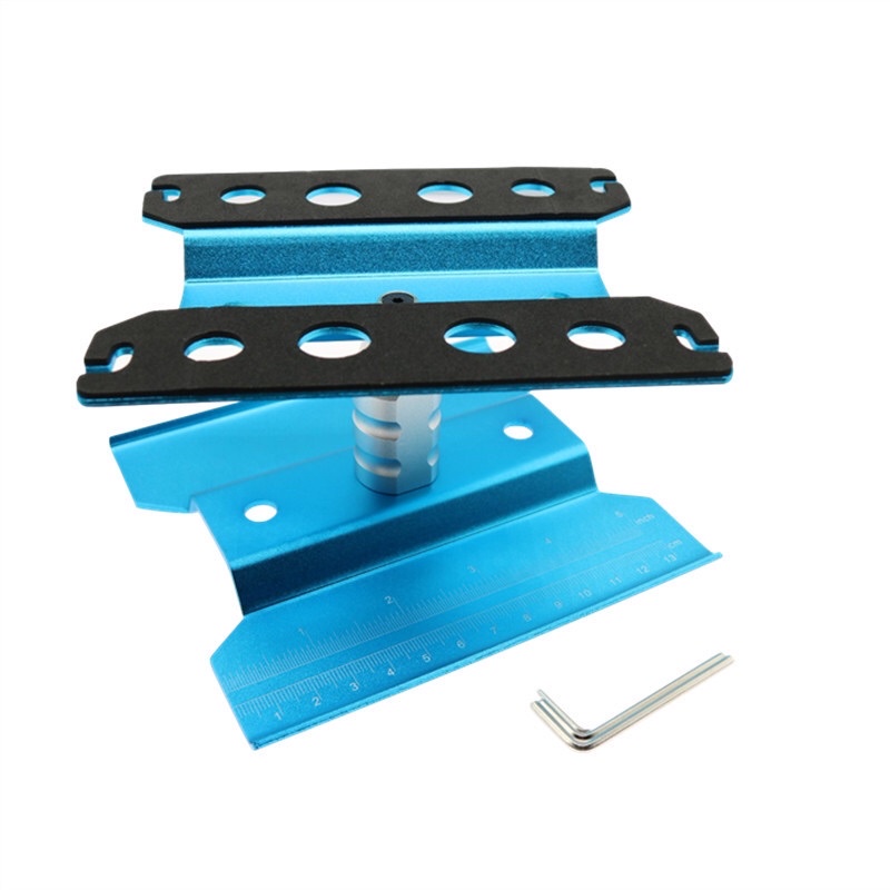 遙控車 配件 鋁合金 修車台 工具 維修台 可旋轉 改裝 RC 偉力 田宮 櫻花 Traxxas 1/10【良品商城】-細節圖3