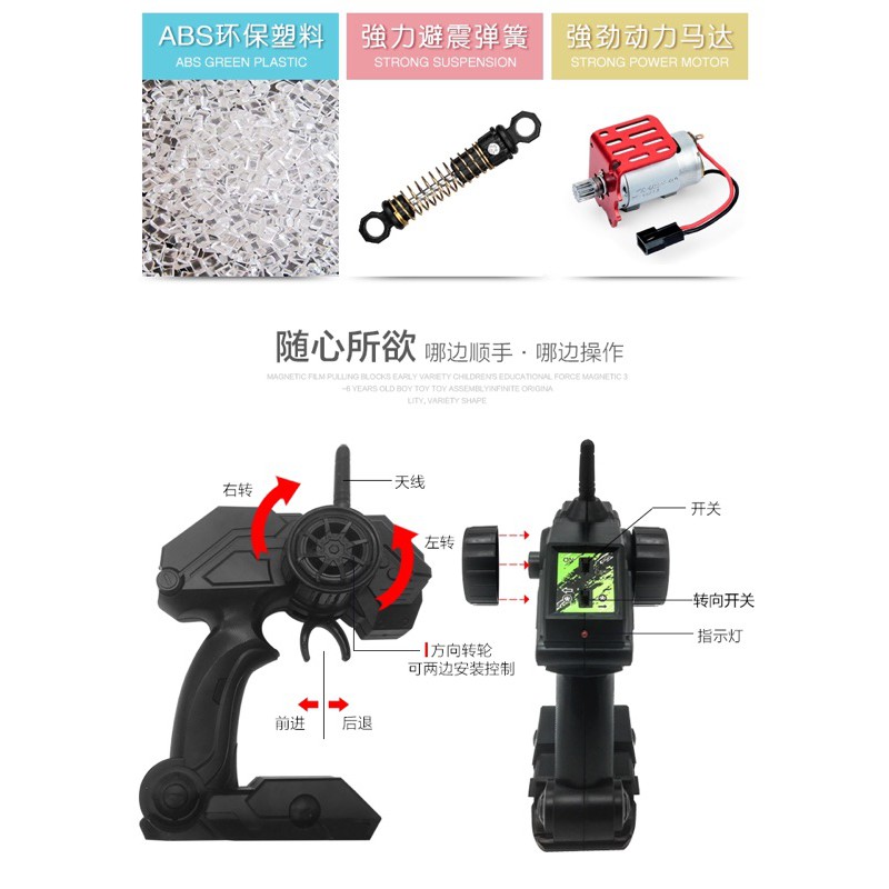 合金 高速遙控車 越野 短卡 時速 25KM-細節圖6