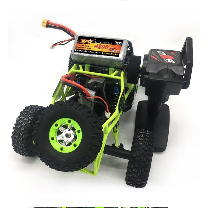 鷹王 鷹牌 7.4V 4200 mah  T型插 2S電池 遙控車 高速車 暴力 電池 10428 頑皮龍 D12 升級-細節圖4