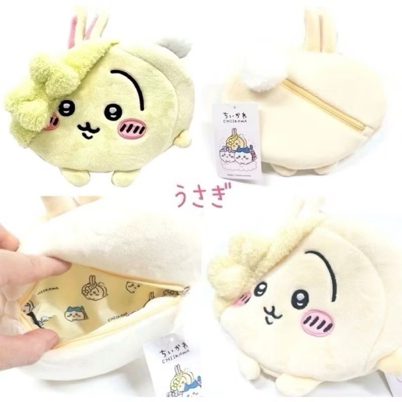 日本🇯🇵正品 代購 chiikawa 粧美堂 吉伊卡哇 烏薩奇 髮帶烏薩奇 化妝包 收納包-細節圖2